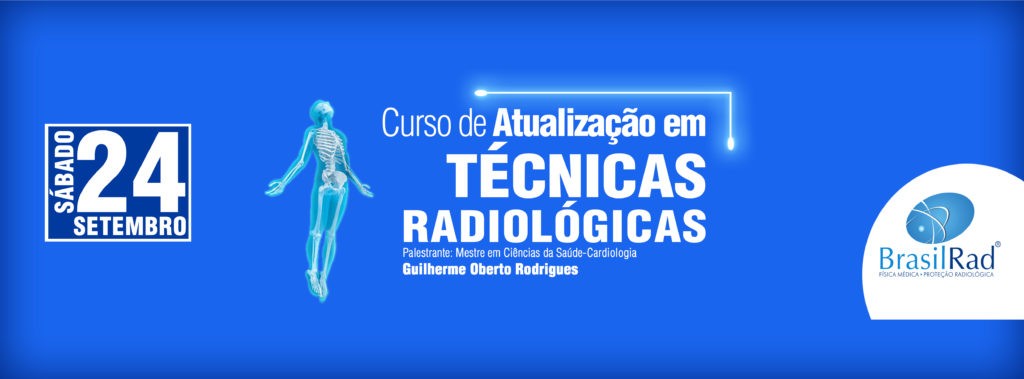 banner sobre curso de atualização em técnicas radiológicas