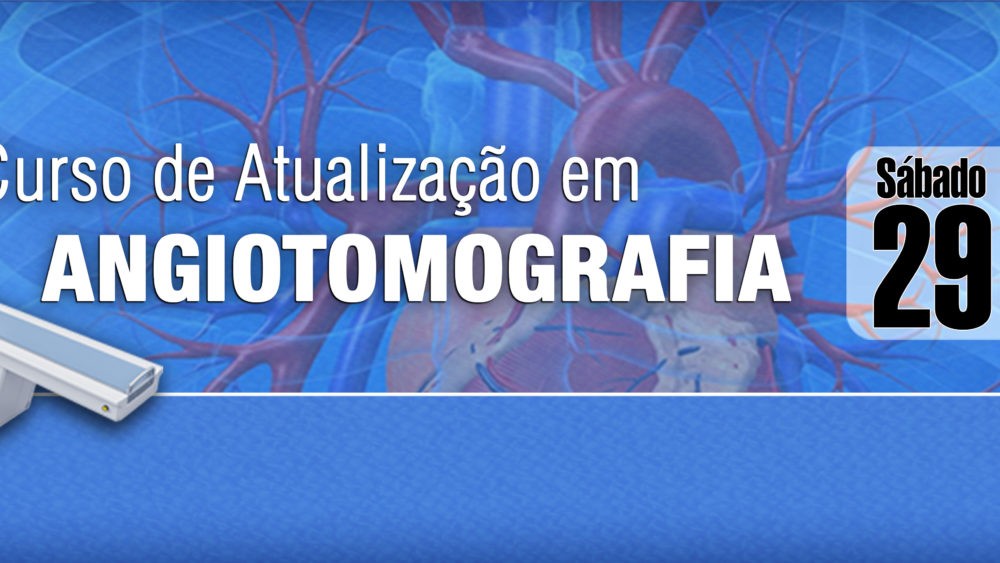 banner sobre curso de atualização em angiotomografia