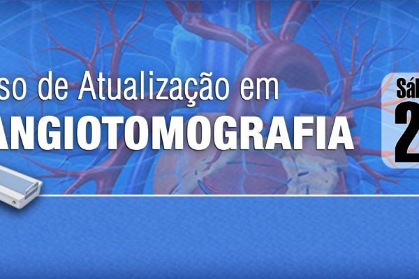 banner sobre curso de atualização em angiotomografia
